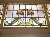 Art nouveau stained glass