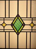 Art Deco stained and leaded glass